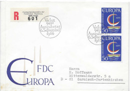 Postzegels > Europa > Liechtenstein > 1961-70 > Aangetekende Brief Met 2x No. 473 (17904) - Storia Postale