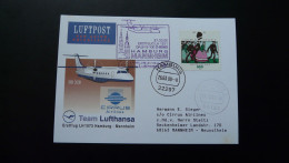 Premier Vol First Flight Hamburg Mannheim Dornier 328 Cirrus Airlines Team Lufthansa 2000 - Premiers Vols