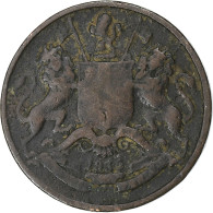Inde Britannique, William IV, 1/2 Anna, 1835, Cuivre, TB+, KM:445 - Colonie