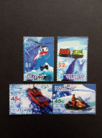 AAT AUSTRALISCHE ANTARKTIS MI-NR. 115-118 POSTFRISCH(MINT) HUBSCHRAUBER, SCHLITTEN, SCHIFF 1998 - Elicotteri