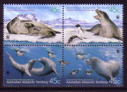 AAT AUSTRALISCHE ANTARKTIS MI-NR. 145-148 POSTFRISCH(MINT) NATURSCHUTZ WWF SEELEOPARD PINGUIN - Nuevos