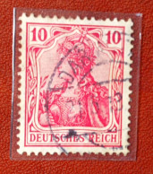 R505 REICH 1902-20 10 Pf - Usato - Gebraucht