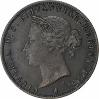 Jersey, Victoria, 1/24 Shilling, 1877, Heaton, Bronze, TTB - Jersey