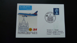 Premier Vol First Flight London Paris Boeing 737 Lufthansa 2000 - Cartas & Documentos