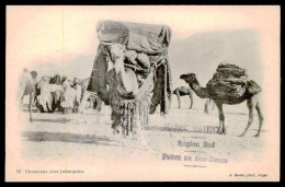 ALGER -  Chameaux Avec Palanquins.( Ed. J. Geiser, Phot. Nº 53) Carte Postale - Algerien