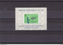 CHYPRE TURC 1979  OPERATION DE PAIX Yvert BF 1, Michel Block 1 NEUF** MNH Cote Yv 4 Euros - Unused Stamps
