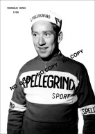 PHOTO CYCLISME REENFORCE GRAND QUALITÉ ( NO CARTE ), GINO VIGNOLO TEAM SAN PELLEGRINO 1958 - Cyclisme