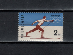 Bulgaria 1960 Olympic Games Squaw Valley Stamp MNH - Hiver 1960: Squaw Valley