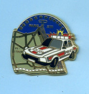 Superbe Pins Police Paris 13 Zamac Ballard Doré Or Fin E254 - Policia