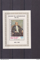 CHYPRE TURC 1981 ATATURK Yvert BF 2, Michel Block 2 NEUF** MNH Cote Yv 5 Euros - Unused Stamps