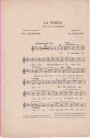 Partitions-LA TOSCA Solo De Cavaradossi (lO Beautés égales...) Paroles Françaises De P Pradier, Musique De G Puccini - Noten & Partituren