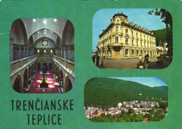 TRENCIANSKE TEPLICE, RESORT, MULTIPLE VIEWS, ARCHITECTURE, SLOVAKIA, POSTCARD - Slowakije