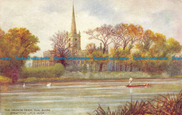 R115002 The Church From The River. Stratford Upon Avon. Salmon - Wereld