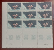 France Bloc De 9 Timbres  Neuf** YV N°  1476 Sat6ellite D1 - Nuevos