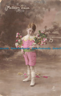 R116336 Meilleurs Voeux. Boy With Flowers - Wereld