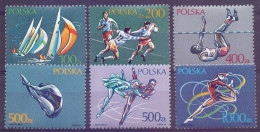 Poland 1990 Mi 3258-3263 Fi 3110-3115 MNH  (ZE4 PLD3258-3263) - Gymnastiek