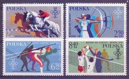 Poland 1980 Mi 2674-2677 Fi 2526-2529 MNH  (ZE4 PLD2674-2677) - Paardensport