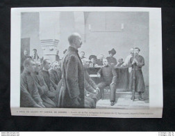 A Orano, In Algeria, Interrogatorio Di Kadur Detto De Pal Stampa Del 1909 - Other & Unclassified