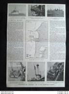 L'incaglio Della Jean-Bart Sulla Costa Occidentale D'Africa Stampa Del 1907 - Autres & Non Classés