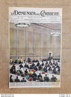 Copertina La Domenica Del Corriere 18-24 Dicembre 1938 Duce Pranzo A Minatori - Autres & Non Classés