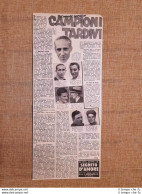 Campioni Nuvolari Peruchetti Morelli Innocenti Bigatto Bottecchia Stampa 1939 - Other & Unclassified