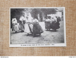 Burg Nel 1912 Donne Wende Che Escono Dalla Messa Domenicale Moda E Costume - Altri & Non Classificati