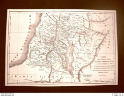 Carta Geografica O Mappa Del 1832 Giudea O Terra Santa Ephraim Gad Ruben Fremin - Geographical Maps