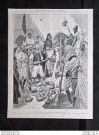Marocco, A Oudjda: Vittoria Del Sultano + Ferrovia Del Dahomey Stampa Del 1903 - Otros & Sin Clasificación