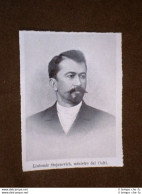 Serbia Nel 1903 Liubomir Stojanovich Ministro Dei Culti - Autres & Non Classés