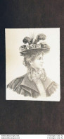 La Moda Ed Il Costume In Italia Nel 1895 Cappello Per Donna (2) - Avant 1900
