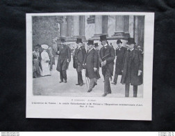 Conte Goluchowski E Tittoni, Esposizione D'Arte Di Venezia Stampa Del 1905 - Autres & Non Classés