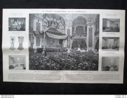Congresso Tubercolosi Parigi + Bruxelles + Assedio Sebastopoli Stampa Del 1905 - Sonstige & Ohne Zuordnung