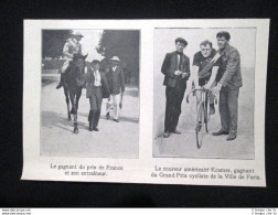 Il Vincitore Del Premio Francia - Kramer, Gran Premio Ciclismo Stampa Del 1905 - Autres & Non Classés