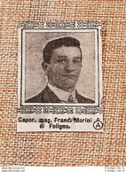 Decorato Al Valore Nel 1917 Francesco Morini Di Foligno Medaglia D'argento WW1 - Andere & Zonder Classificatie