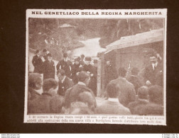 Bordighera Nel 1914 Per I 63 Anni Della Regina Margherita Di Savoia - Sonstige & Ohne Zuordnung