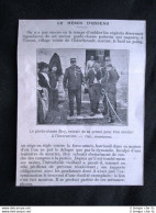 Gli Eroi Di Usseau (Francia) - Il Guardia Caccia Roy Stampa Del 1905 - Sonstige & Ohne Zuordnung
