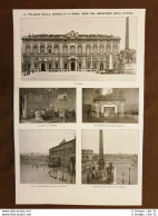 Roma Nel 1915 Palazzo Della Consulta Ministero Esteri WW1 Prima Guerra Mondiale - Autres & Non Classés