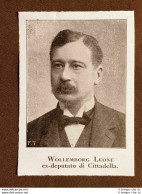 Leone Wollemborg Nel 1915 Padova, 4 Marzo 1859 – Camposampiero, 19 Agosto 1932 - Autres & Non Classés