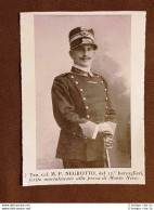 Tenente Colonnello Negrotto Bersagliere Morto Nel 1915 WW1 Prima Guerra Mondiale - Andere & Zonder Classificatie