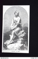 "Ariadne", Di Kirk Incisione Del 1851 - Before 1900