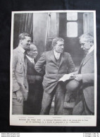 Tenente Ernest Shackleton, Esplorazione Polo Sud Stampa Del 1909 - Sonstige & Ohne Zuordnung