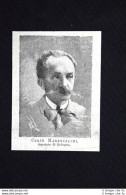 Nuovi Deputati 1882: Antonio Marescalchi, Deputato Di Bologna Incisione Del 1882 - Avant 1900