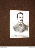 Onorevole O Deputato Nel 1875 Marchese Ruggero Maurigi Di Trapani E Prizzi - Before 1900
