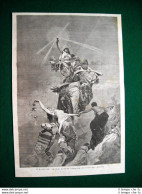 1885 - L'Attività Umana, Grande Tempera Di Giuseppe Sciuti - Voor 1900