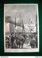 Roma 20 Settembre 1885 - La Dimostratione Di Porta Pia, Disegno Di D. Paolocci - Voor 1900