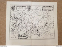 Carta Geografica O Mappa Ducato Di Slesia Polonia Anno 1659 Di Blaeu Ristampa - Carte Geographique