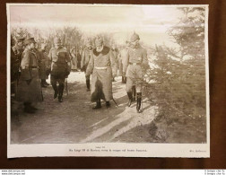 Re Luigi III Baviera Visita Truppe Fronte Francese 1915 WW1 1a Guerra Mondiale - Altri & Non Classificati