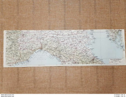 Carta Geografica O Mappa Del 1937 Italia Settentrionale (2) T.C.I. - Cartes Géographiques