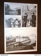 Anno 1907 Bandiera Di Battaglia Al Cacciatorpediniere L"Artigliere" + E.Nathan - Otros & Sin Clasificación