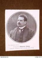 Il Maestro Edoardo Vitale Nel 1908 Direttore Dell'orchestra Della Scala - Autres & Non Classés